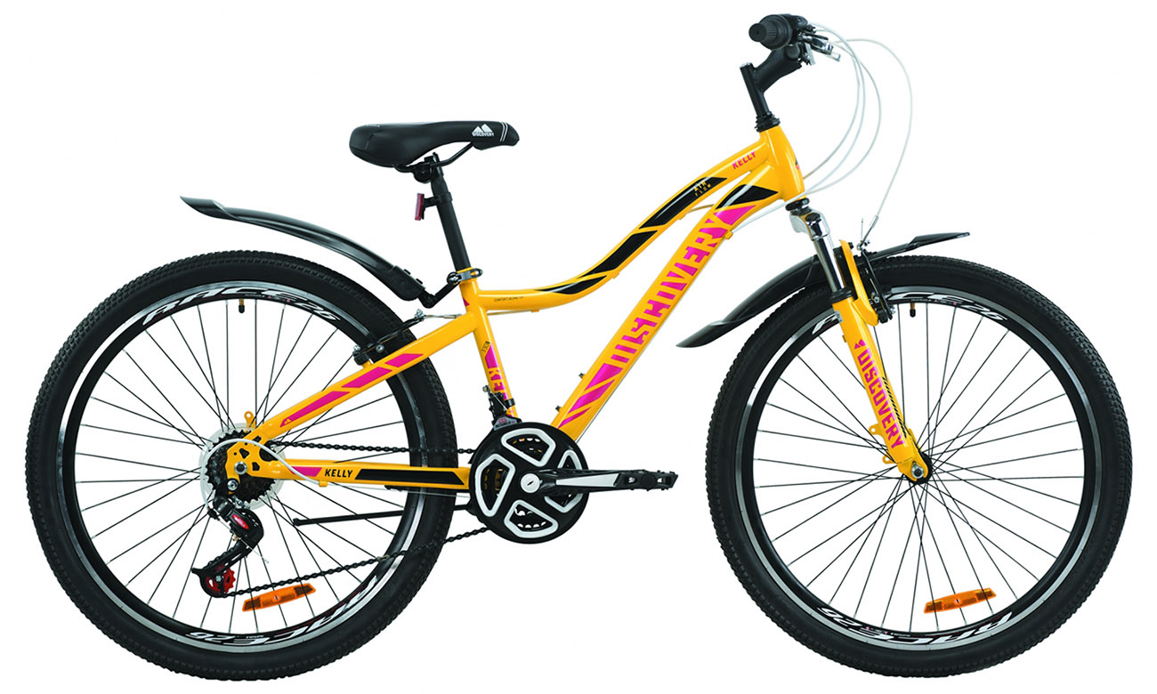 Фотографія Велосипед Discovery 26" KELLY (2020) 2020 Жовто-фіолетовий